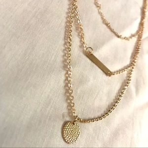 Lulus | Jewelry | Lulus Bohemian 3tier Layered Indie Gold Necklace